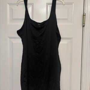 Forever 21+ bodycon black dress